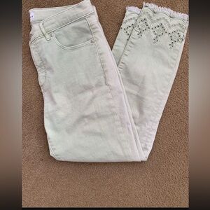 LOFT light green jeans US8